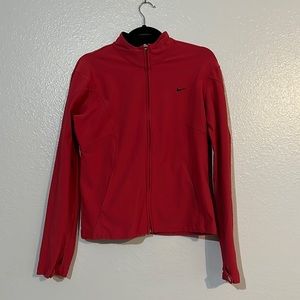 Women’s Nike full zip red jack size L